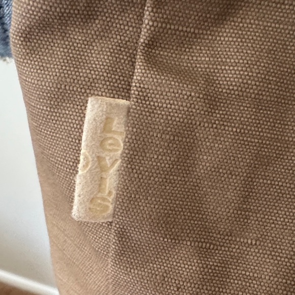 Levi’s Women's Tan Hooded Rain Jacket - Picture 6 of 10